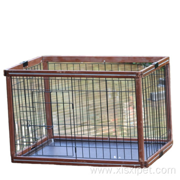 Serviceable Folding Expandable Main dog wooden fence Gate